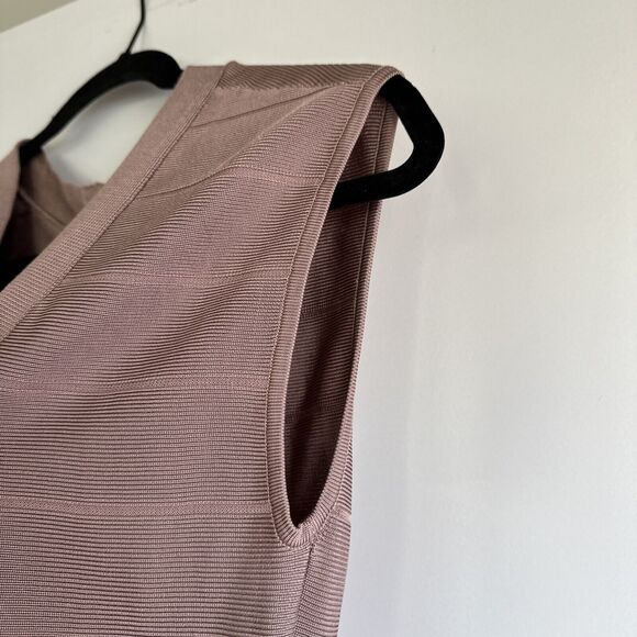 VENUS Pink Mauve Flapper Fringe Holiday Party Dress Women's 6 Wedding Prom - Picture 6 of 12